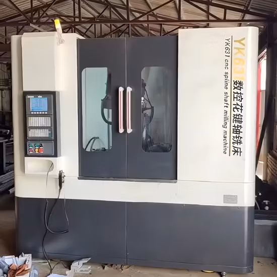 Специальный шлицевой зубофрезерный станок для зубофрезерного станка со шлицевым зубчатым колесом на конце вала